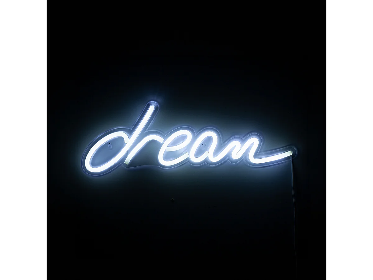 LED-Neonschriftzug für die Wand aus Acryl mit USB Dream