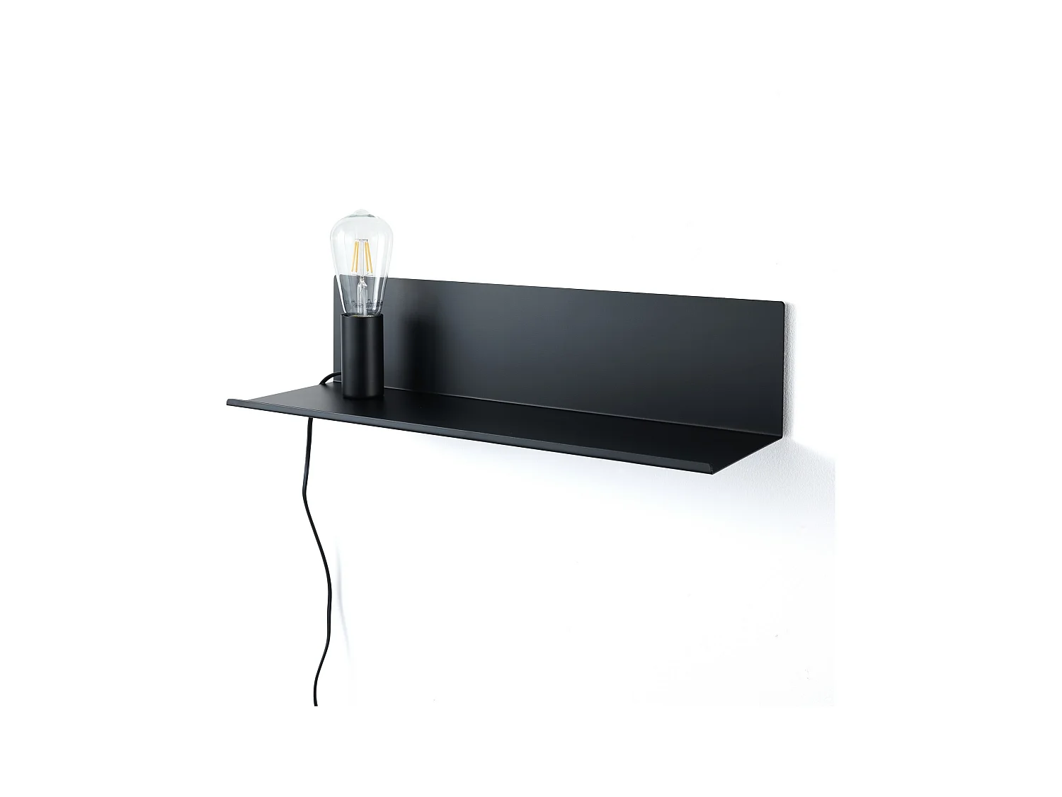 Lampe / étagère / table de chevet DERBY BLACK