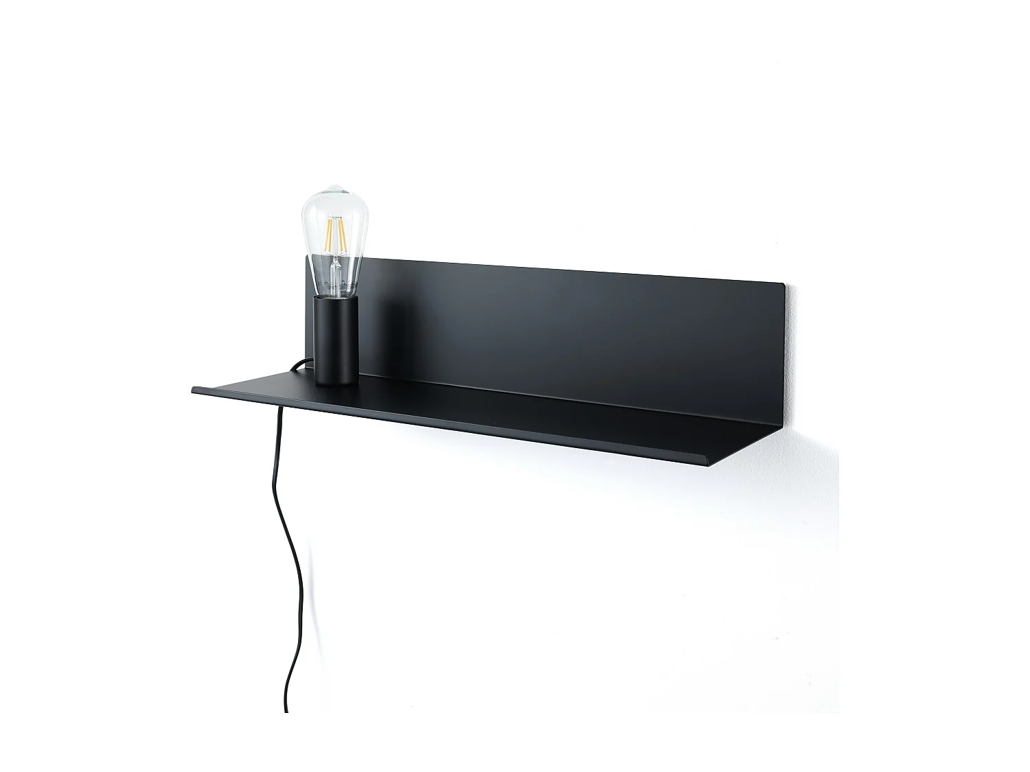 Lampe / étagère / table de chevet DERBY BLACK
