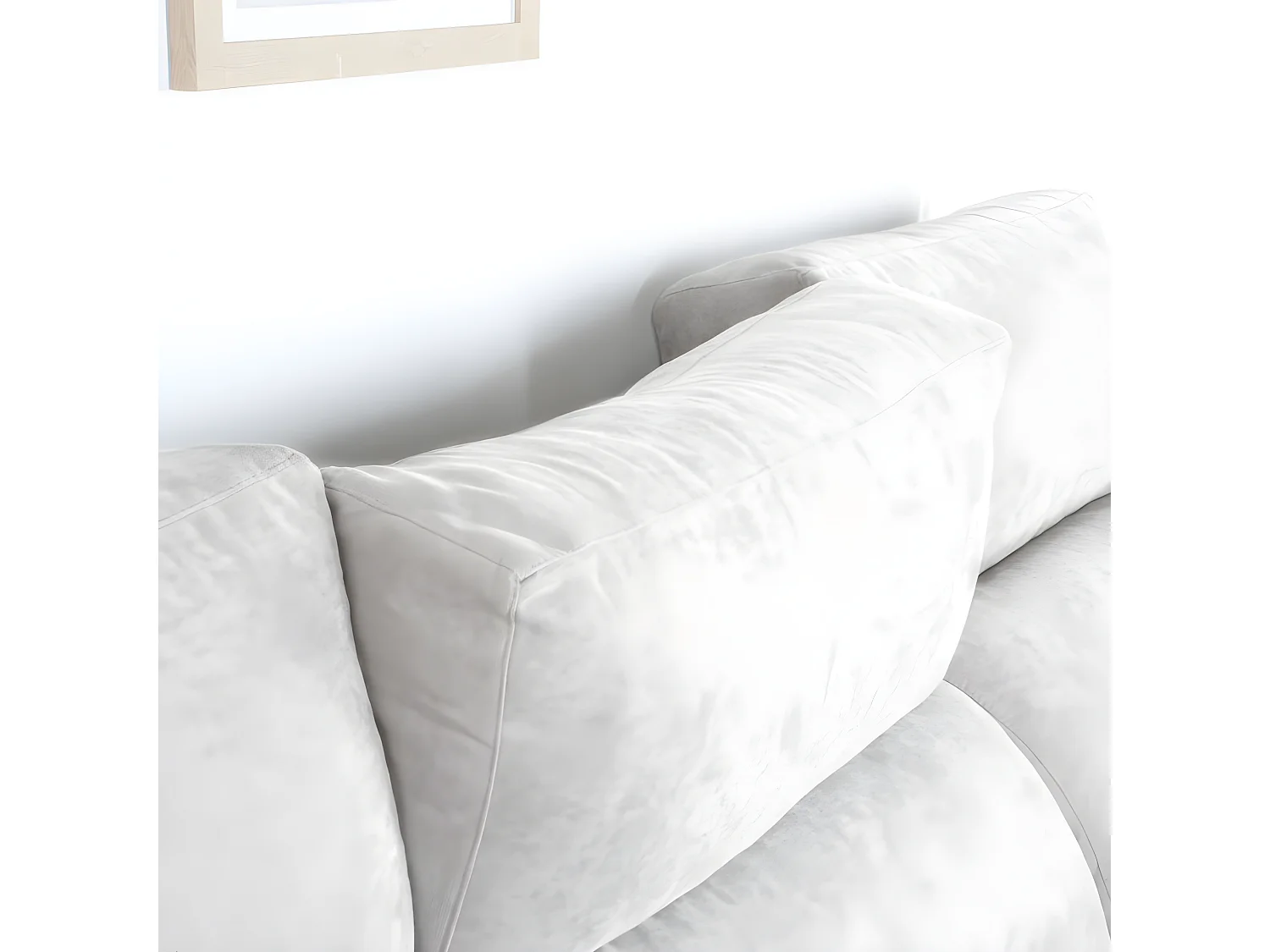 Canapé d'angle textile Beige (405) 295x103