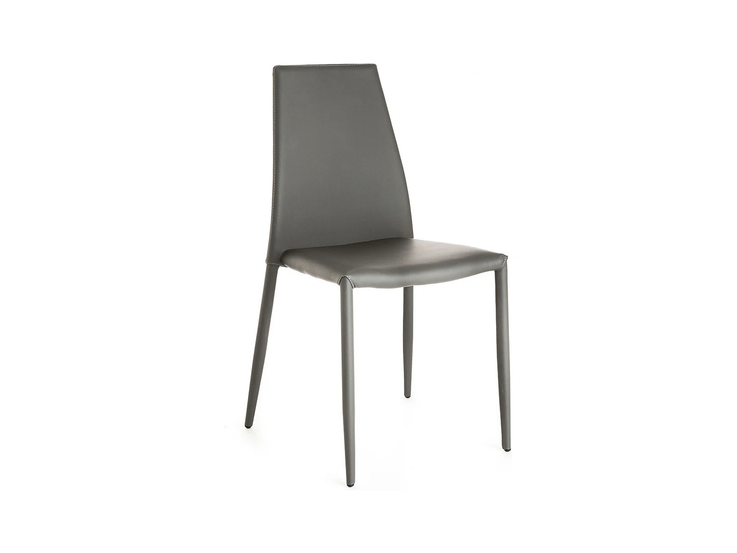 Lot de 4 chaises GRISE DE BUFFLE