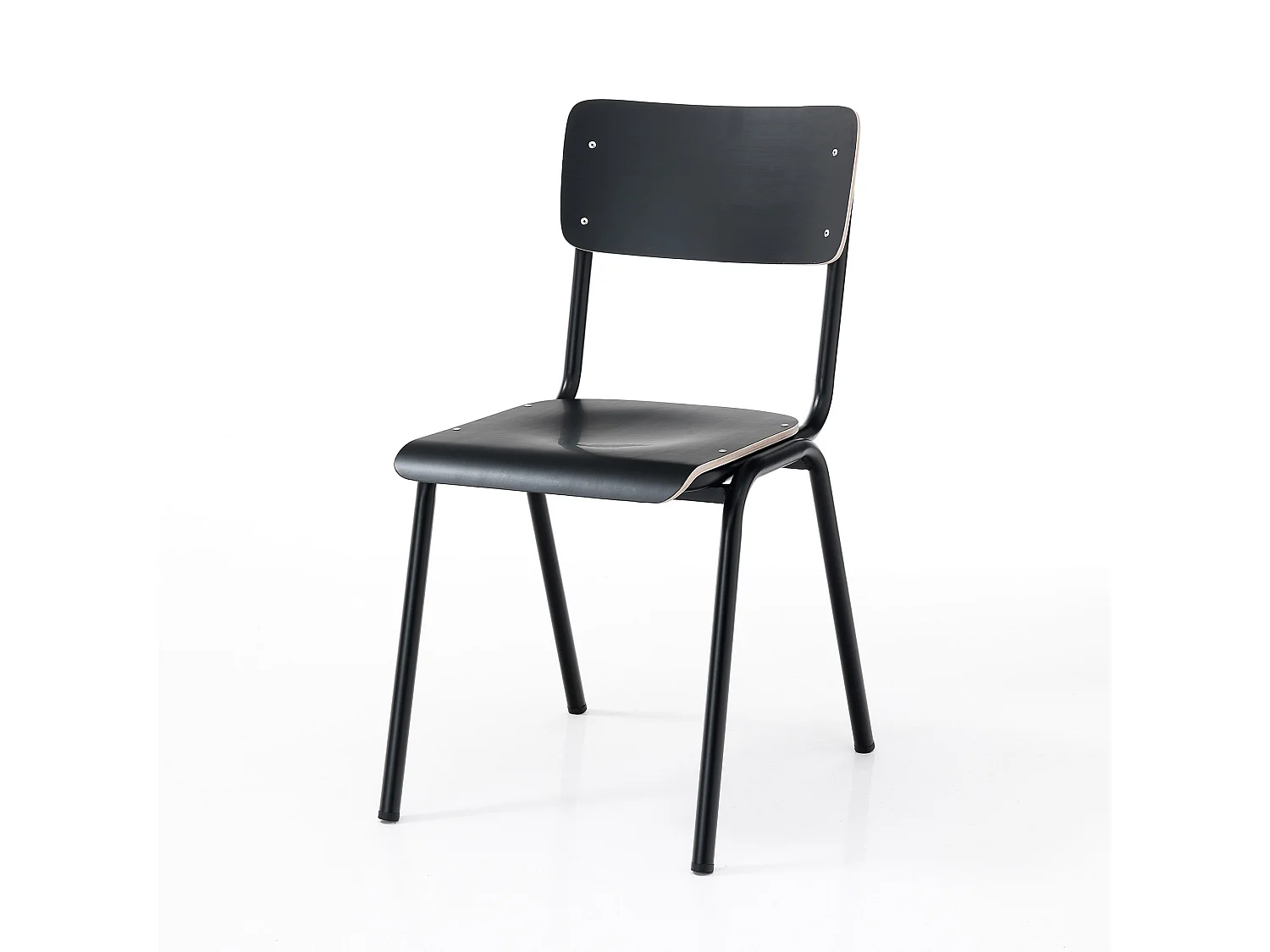 Lot de 4 chaises SKUL BLACK