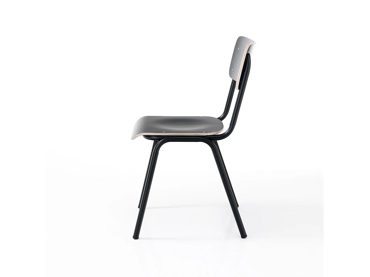 Lot de 4 chaises SKUL BLACK