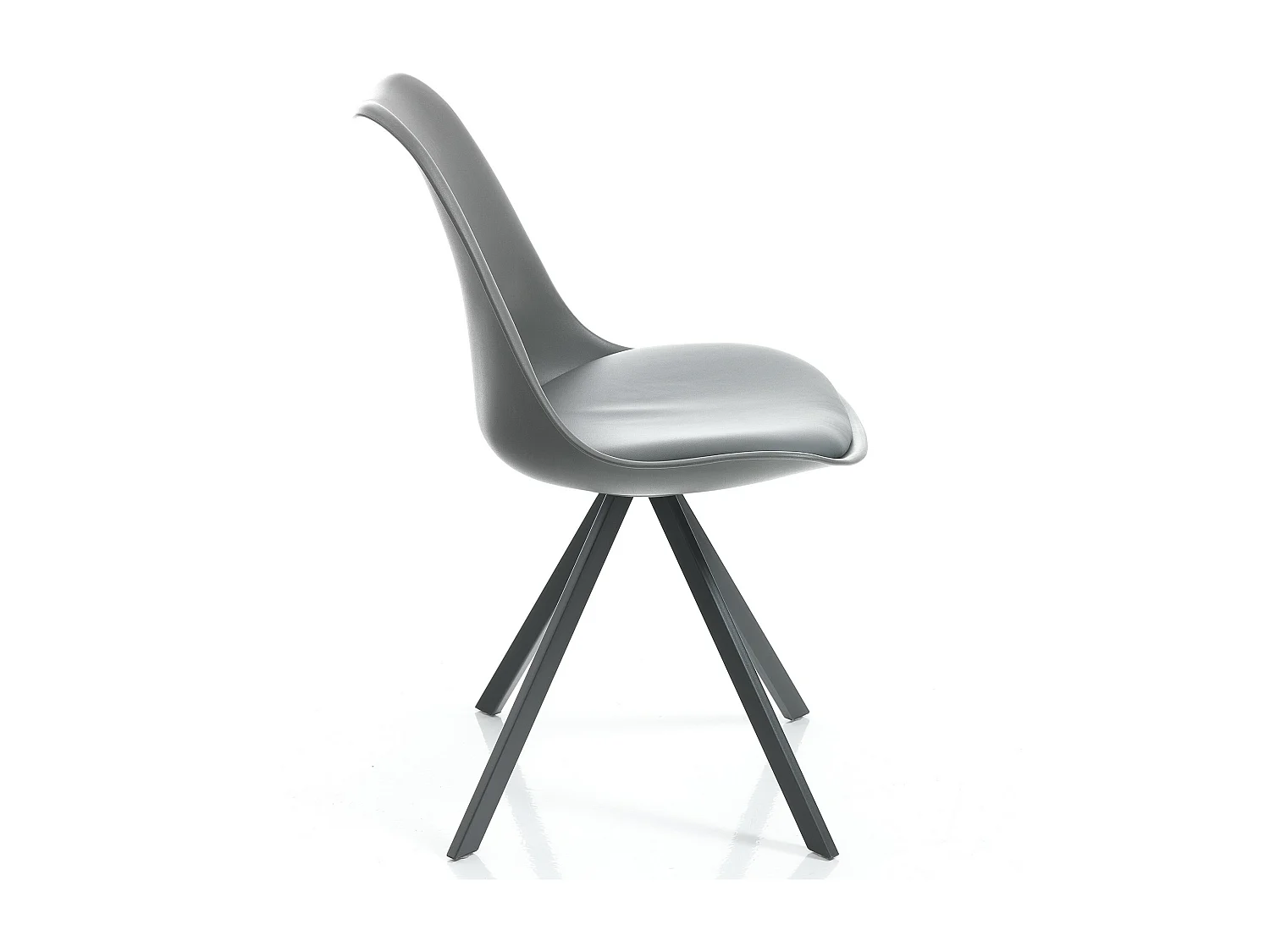 Lot de 4 chaises SMART SLIM GREY