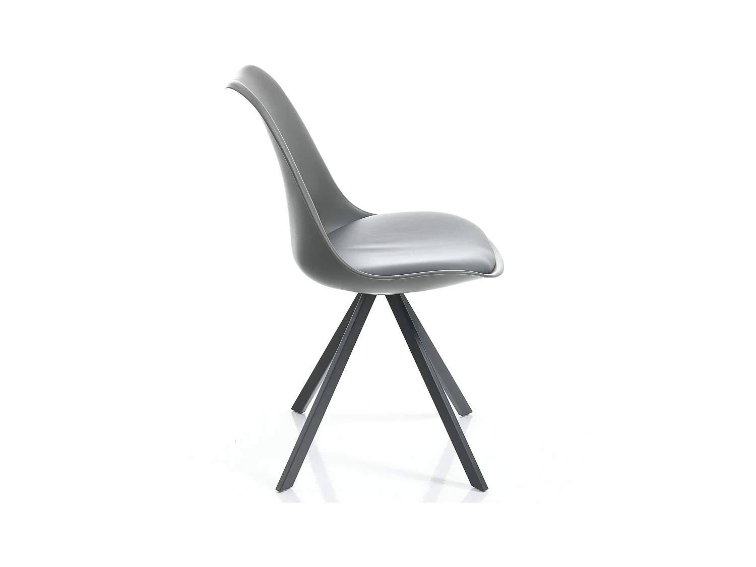 Lot de 4 chaises SMART SLIM GREY