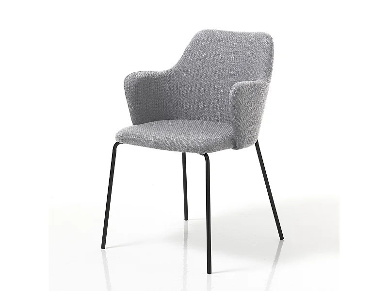Set di 2 sedie ROLY GREY