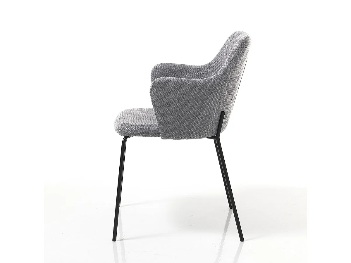 Set di 2 sedie ROLY GREY