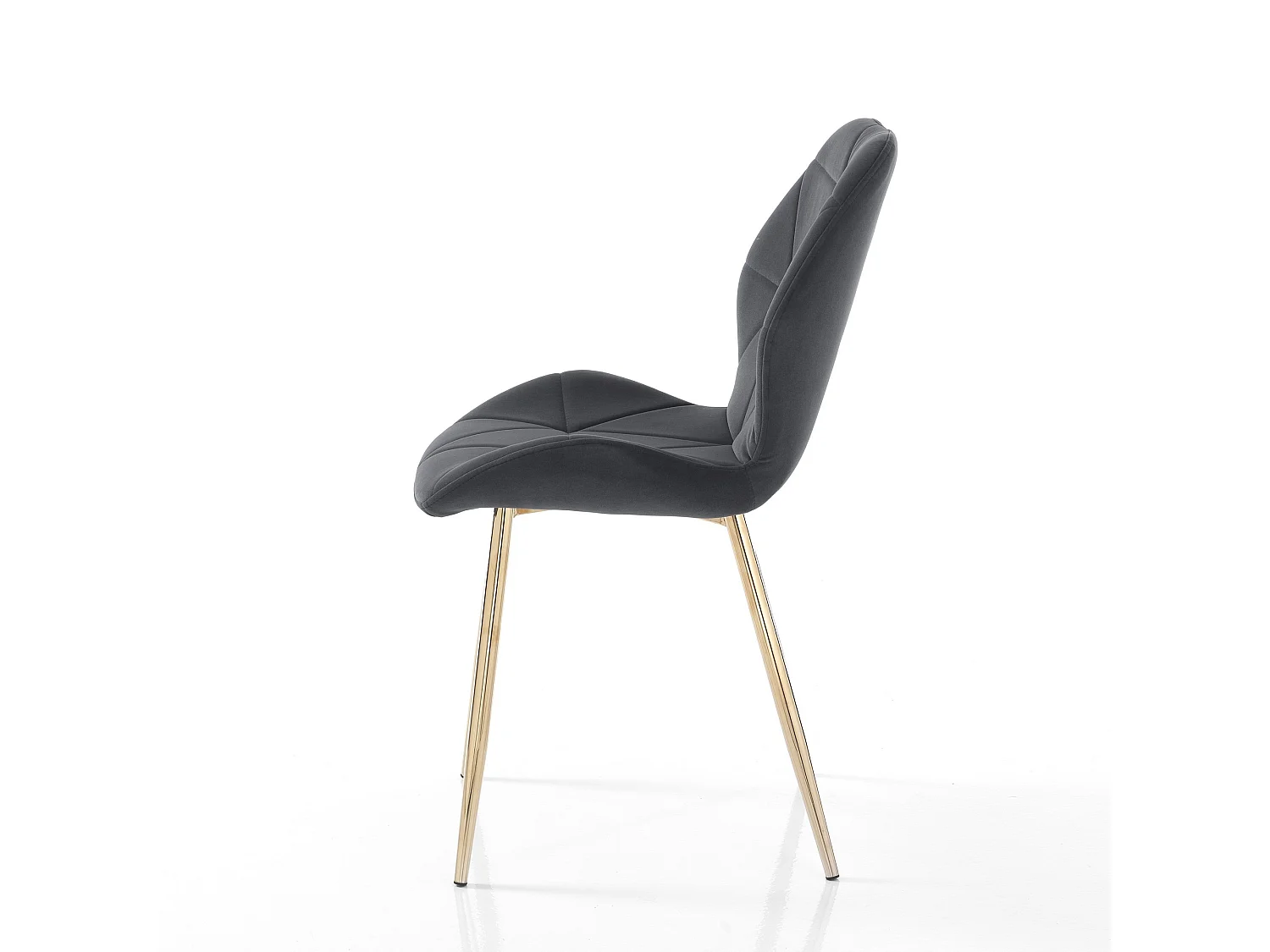 Lot de 4 chaises VIRGINIA GOLD GREY
