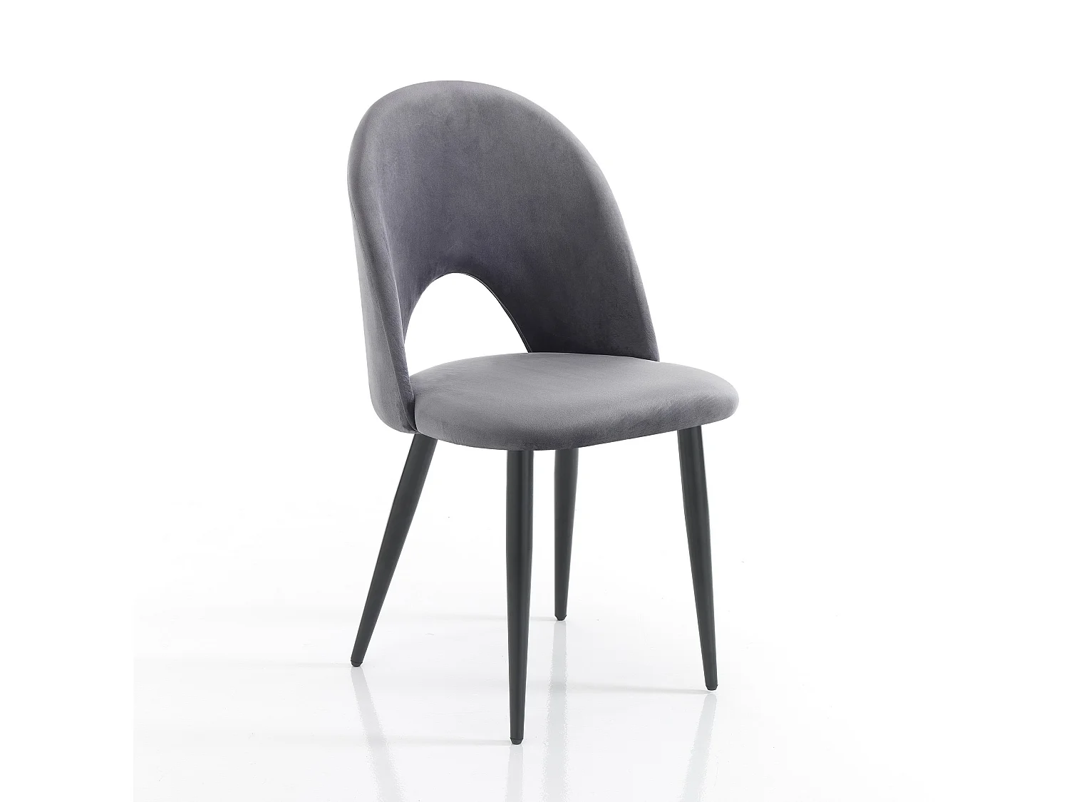 Lot de 4 chaises BOUNTY GREY