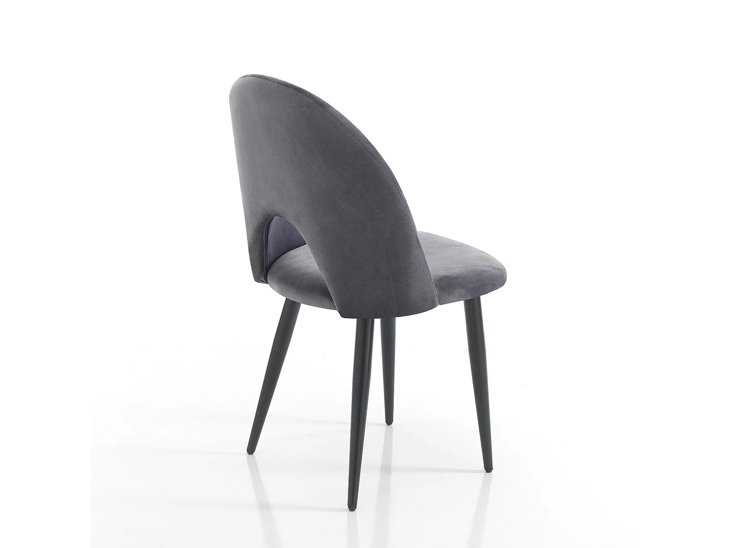 Lot de 4 chaises BOUNTY GREY