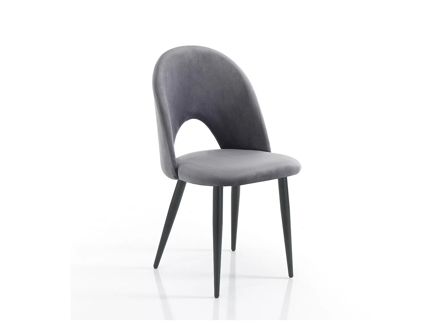 Lot de 4 chaises BOUNTY GREY