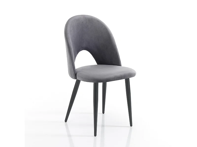 Lot de 4 chaises BOUNTY GREY