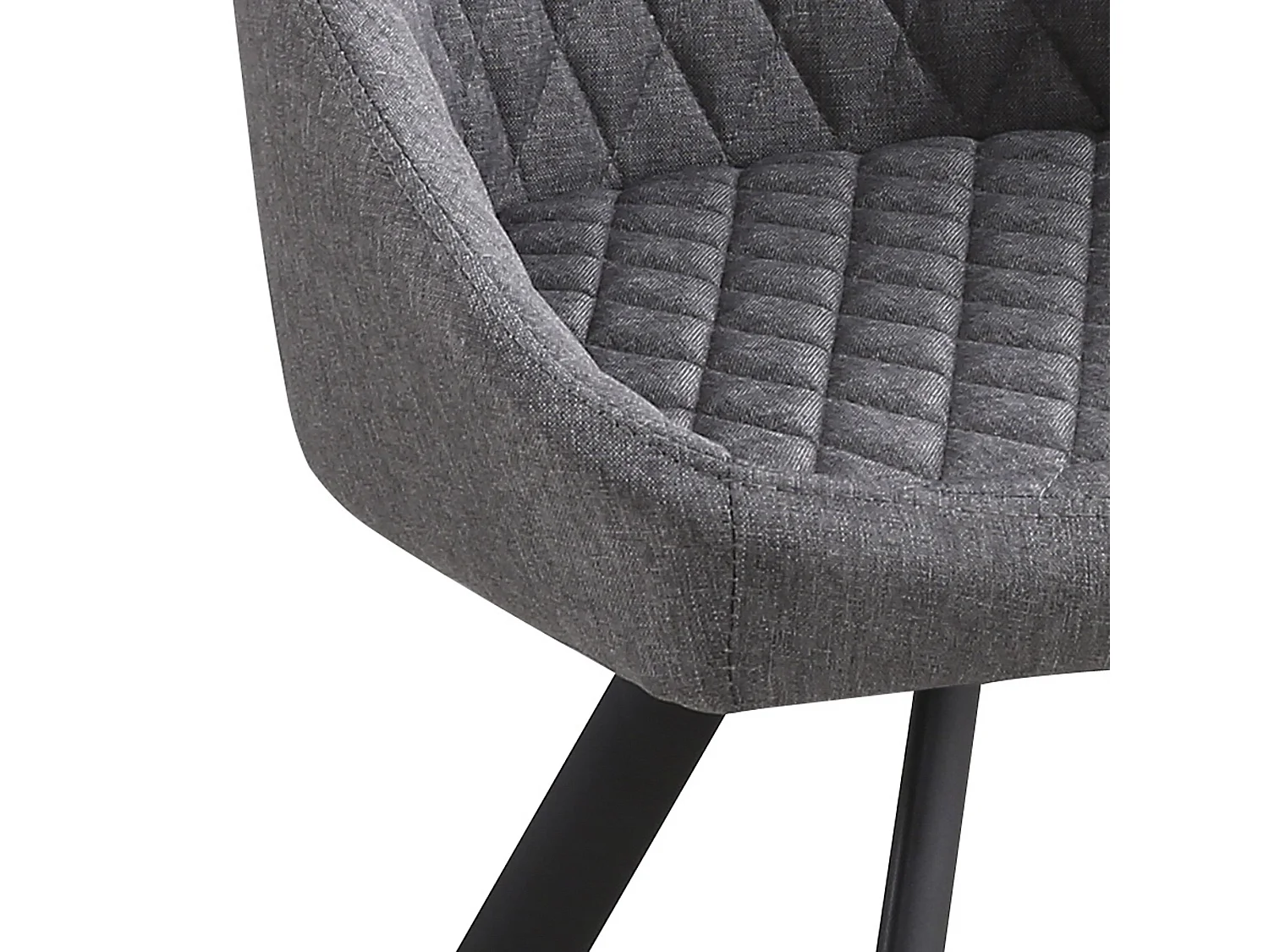 Set di 4 sedie imbottita TALE GREY