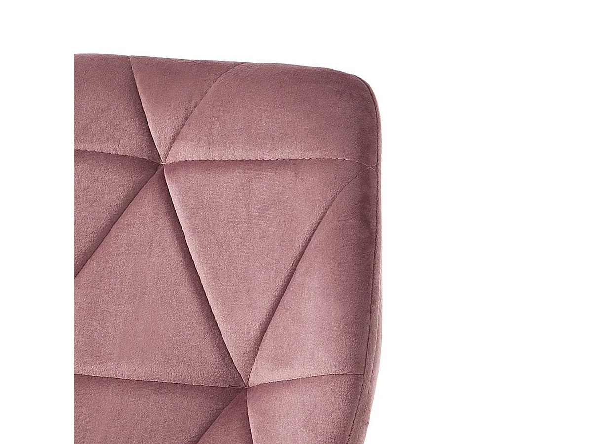 Lot de 4 chaises VIRGINIA GOLD PINK