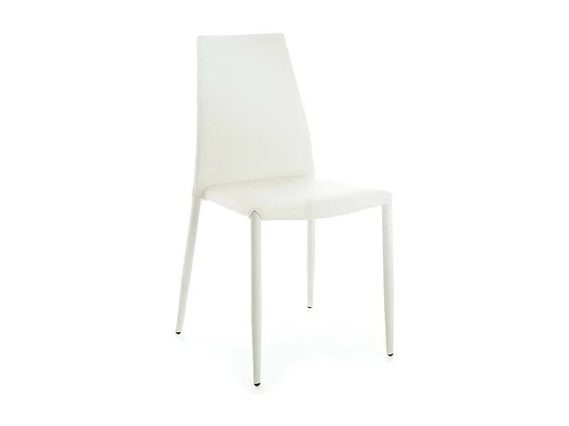Lot de 4 chaises BLANCHE DE BUFFLE