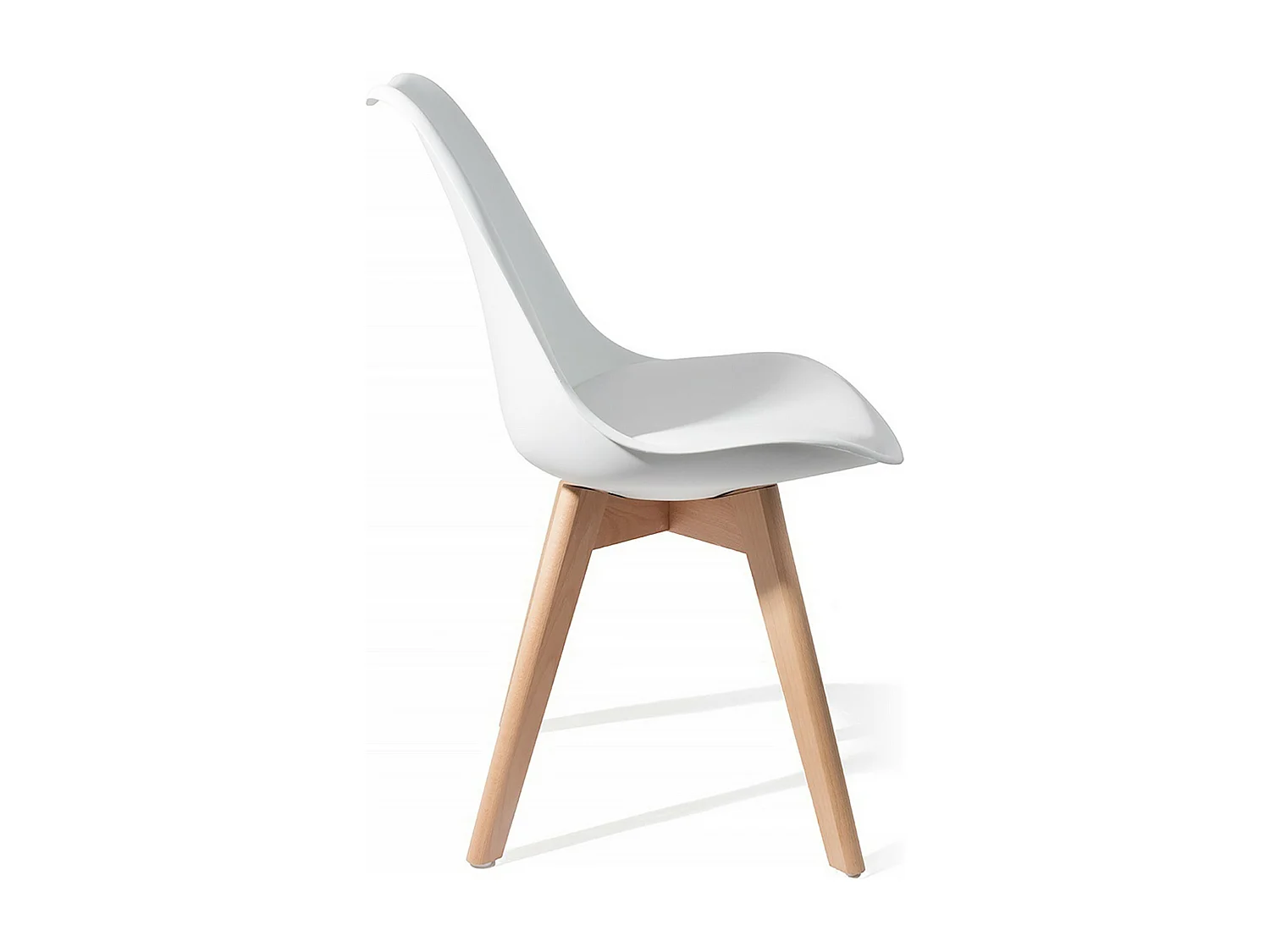 Set di 4 sedie SMART WHITE