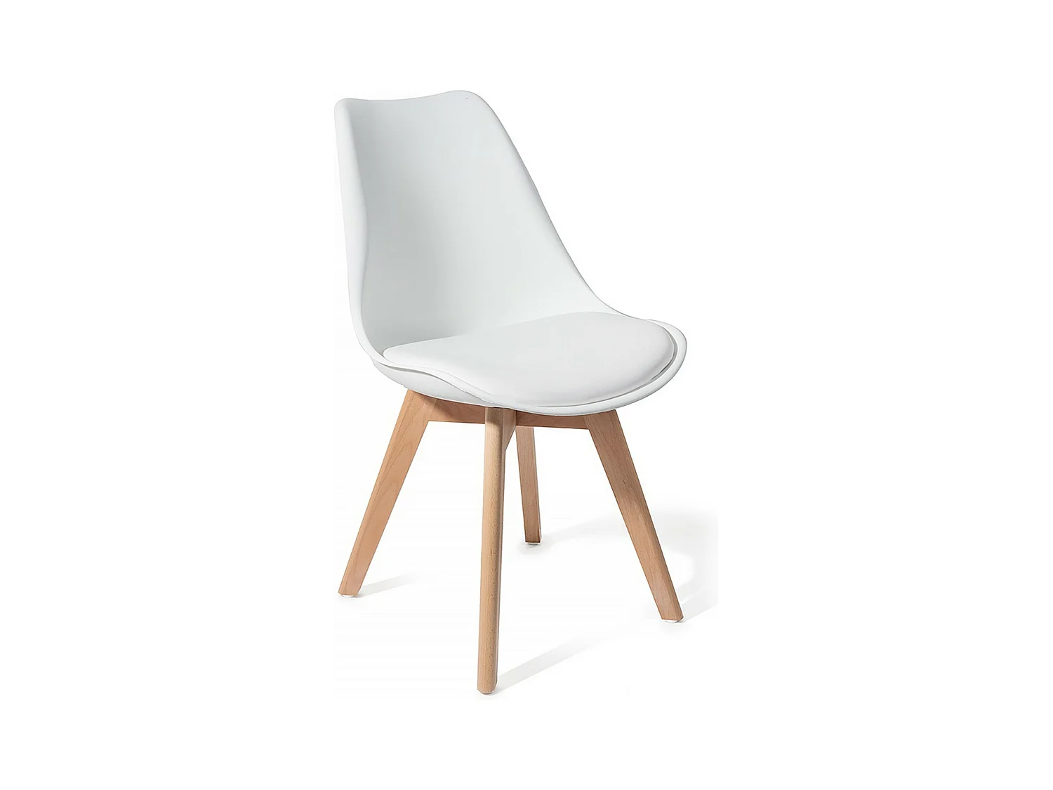Lot de 4 chaises SMART WHITE