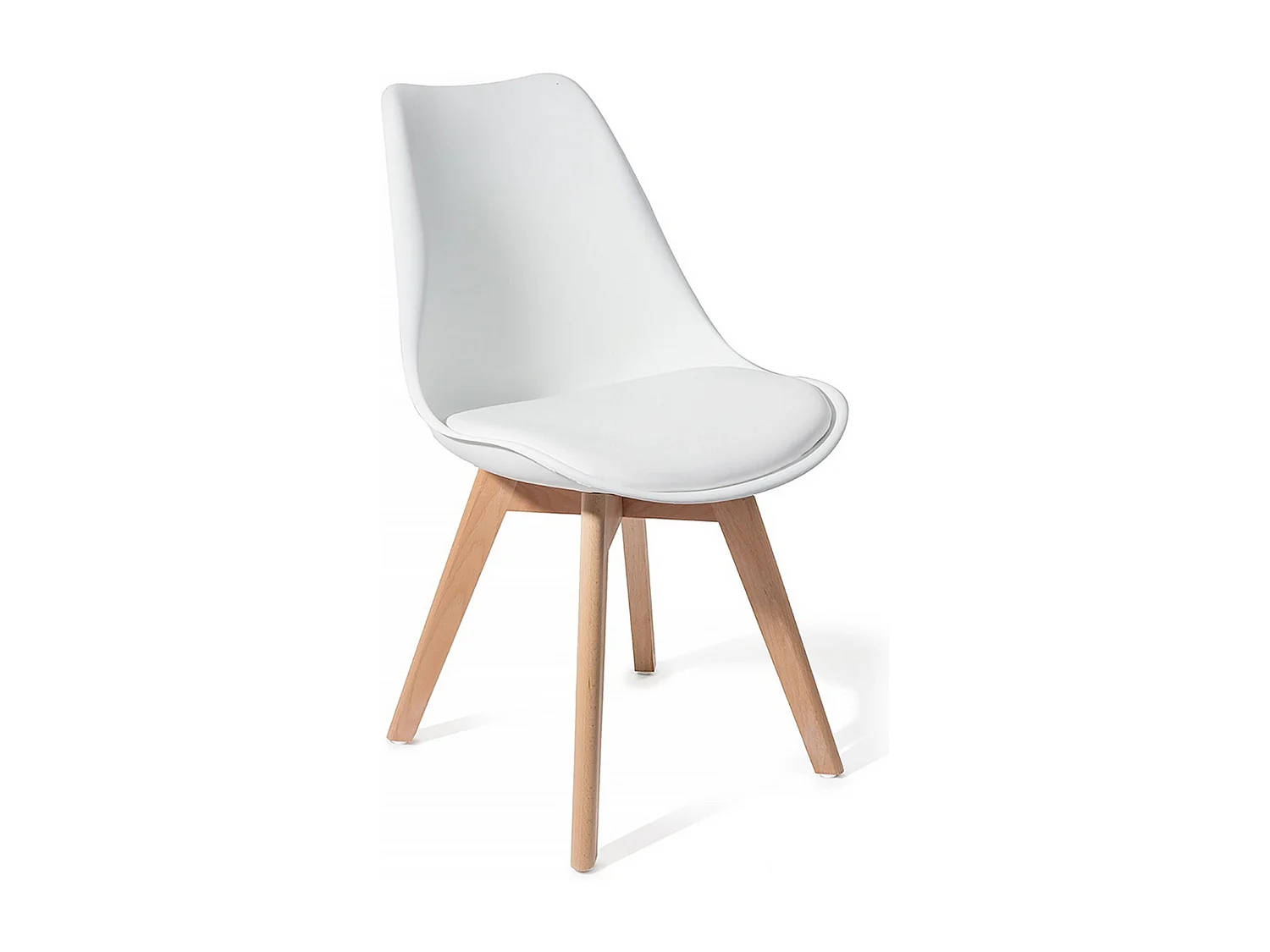Set di 4 sedie SMART WHITE