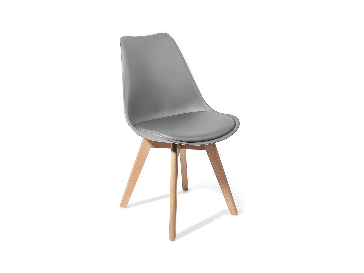 Lot de 4 chaises SMART GREY