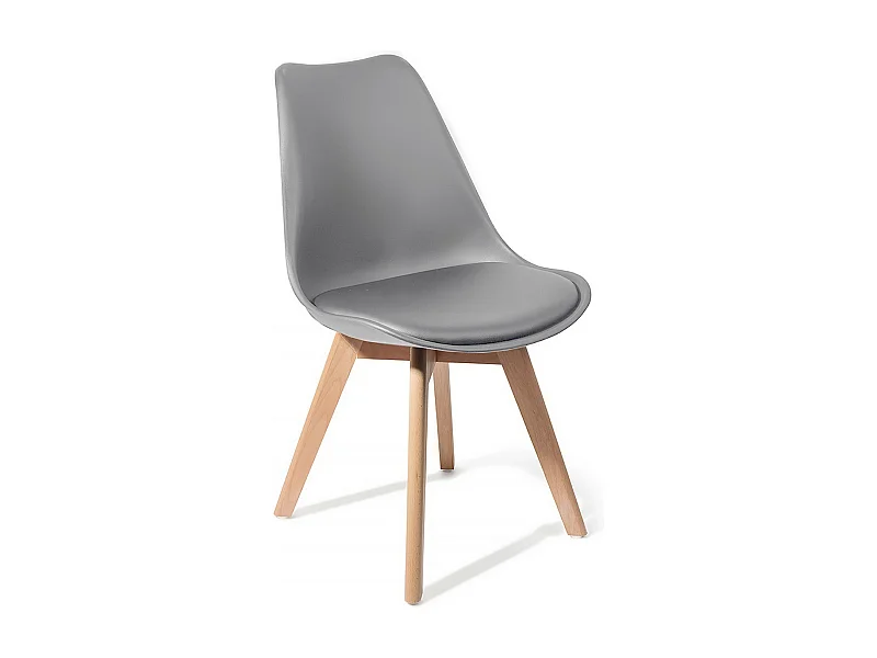 Lot de 4 chaises SMART GREY