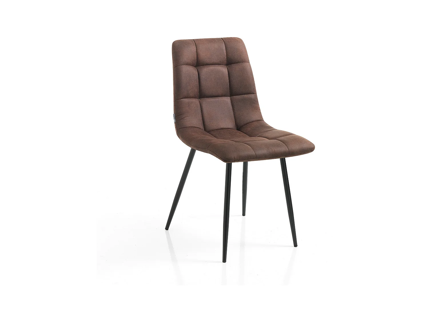 Lot de 4 chaises AMELIE OLD BROWN
