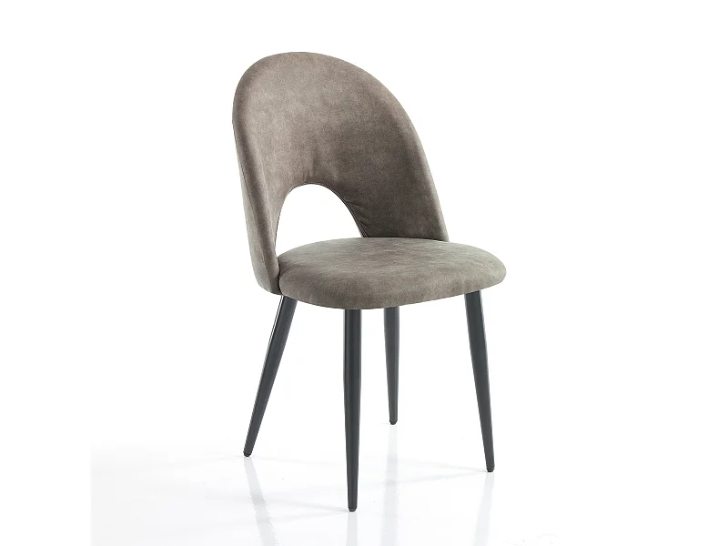 Lot de 4 chaises BOUNTY OLD GREY