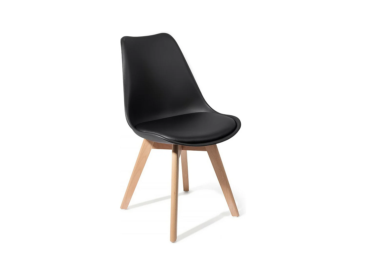 Lot de 4 chaises SMART BLACK