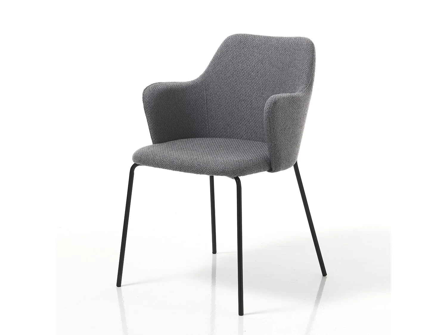 Set di 2 sedie ROLY DARK GREY