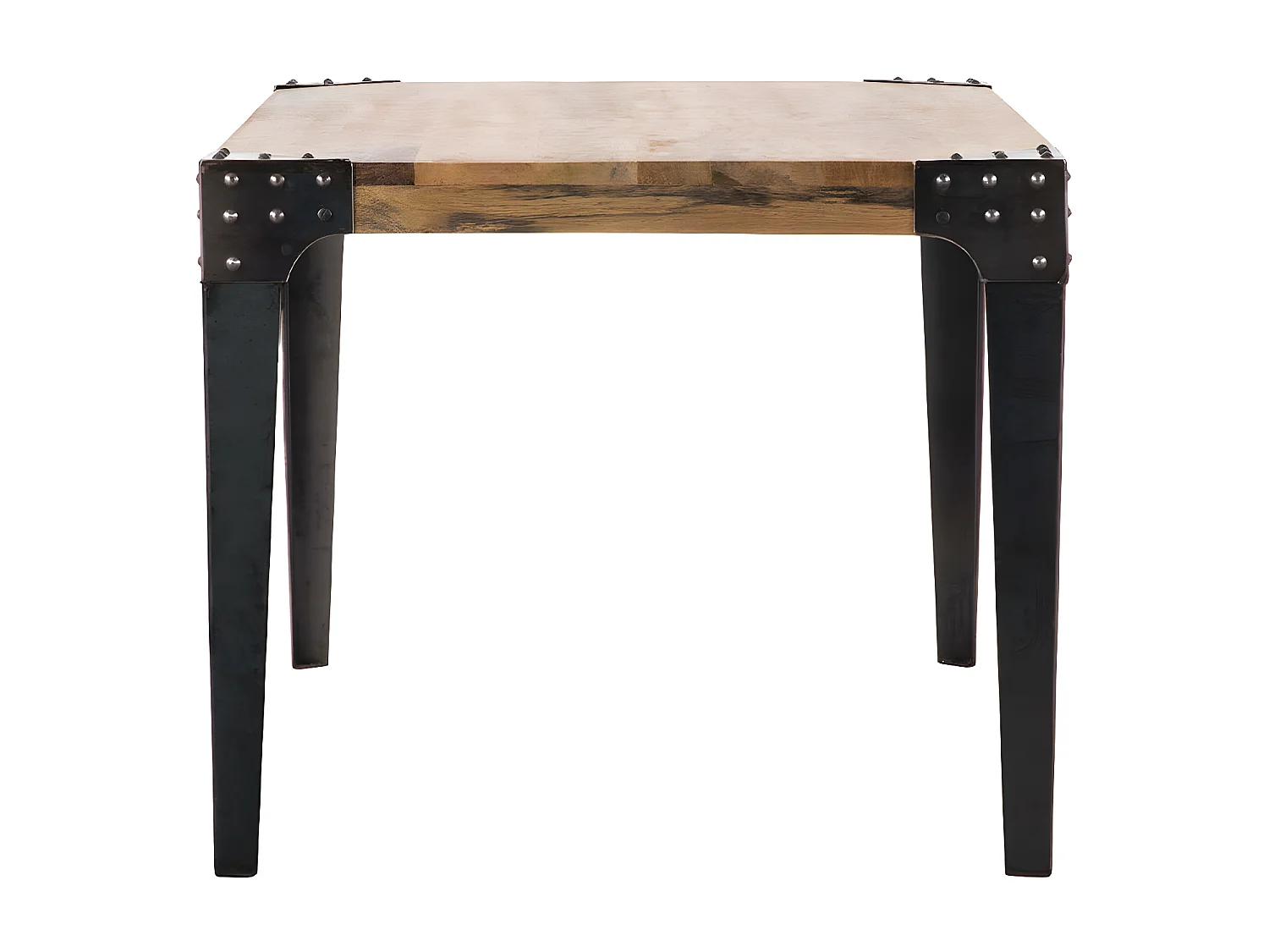 Mesa de comedor industrial acero y madera L160 MADISON