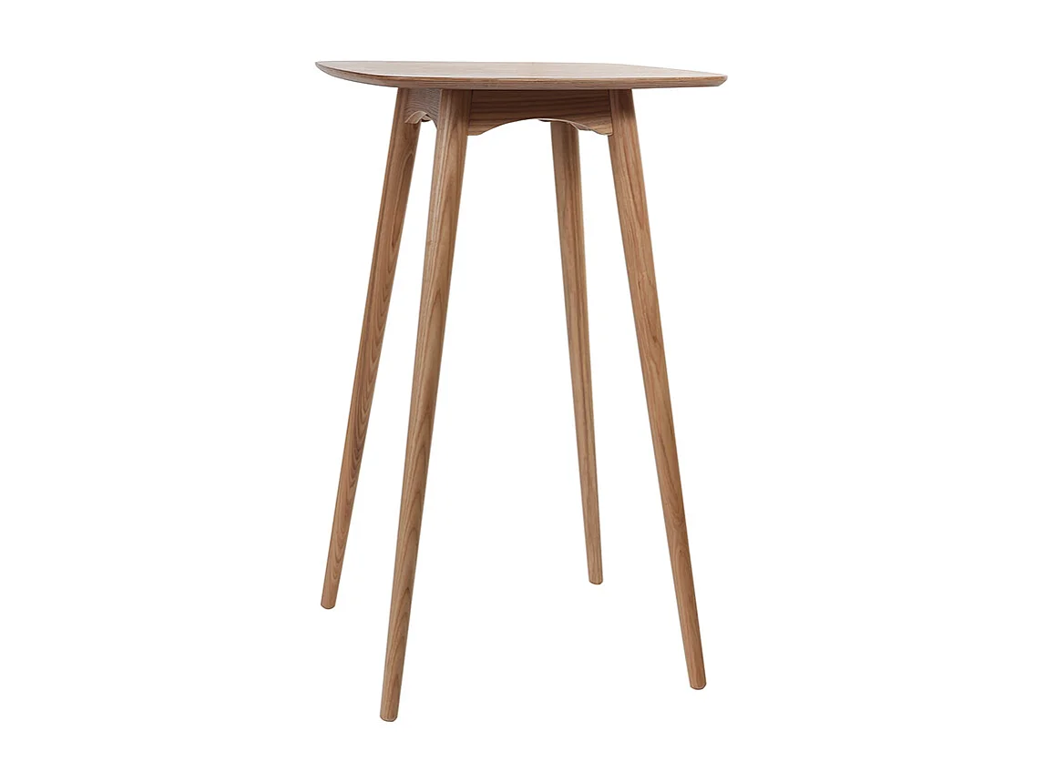 Mesa alta cuadrada fresno natural BALTIK