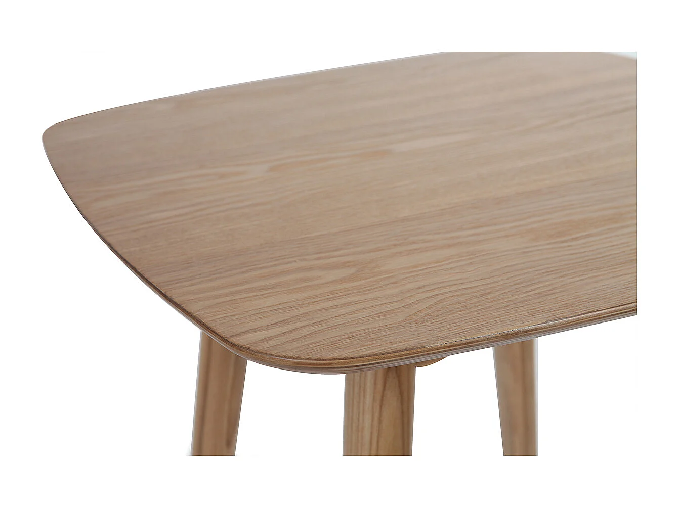 Mesa alta cuadrada fresno natural BALTIK