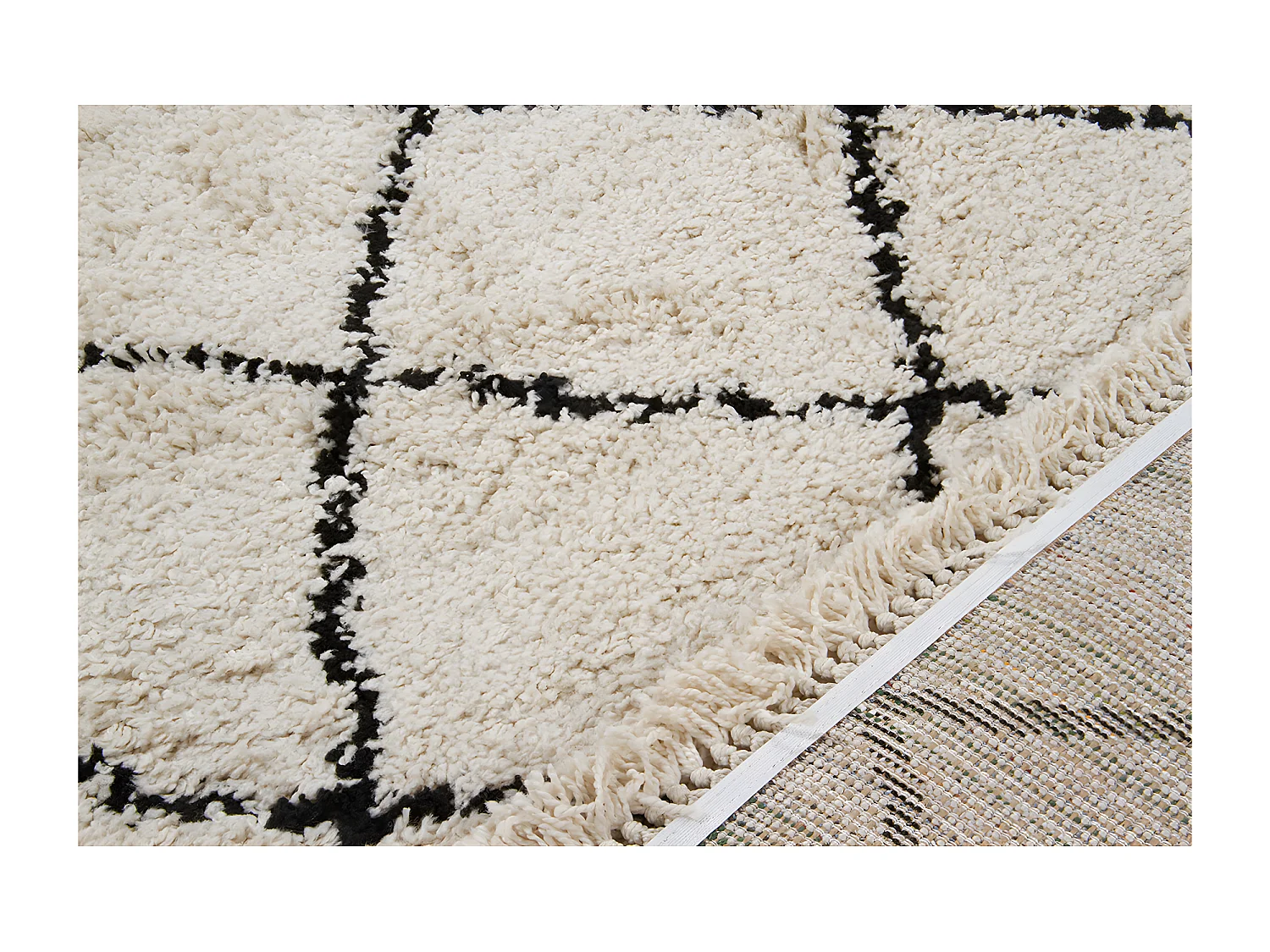 Alfombra bereber crudo 160 x 230 cm ZELIA