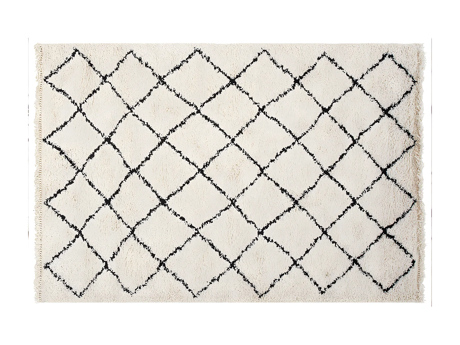 Tappeto berbero écru 160 x 230 cm ZELIA