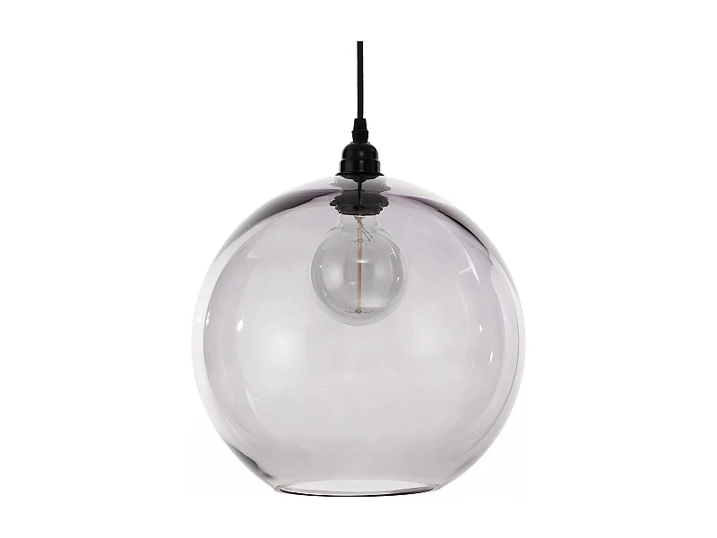 Moderne Pendelleuchte aus Rauchglas Ø30 cm Design Yuna