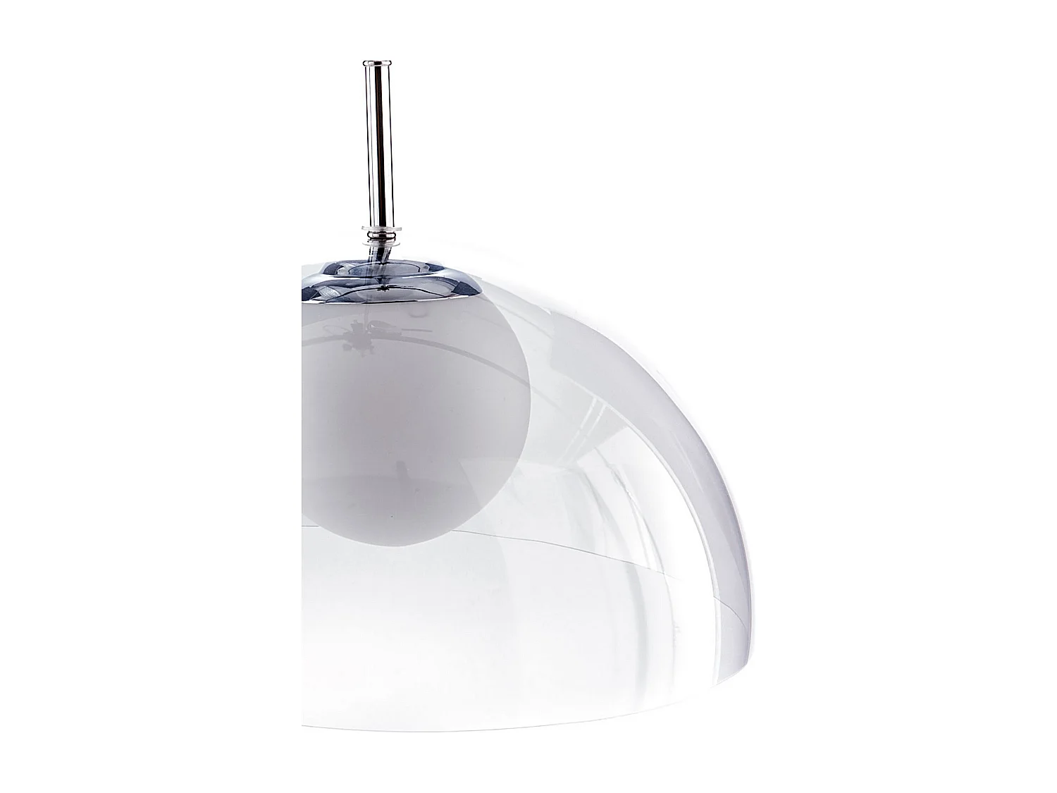 Lustre de plafond suspendu avec abat-jour transparent Brisbane