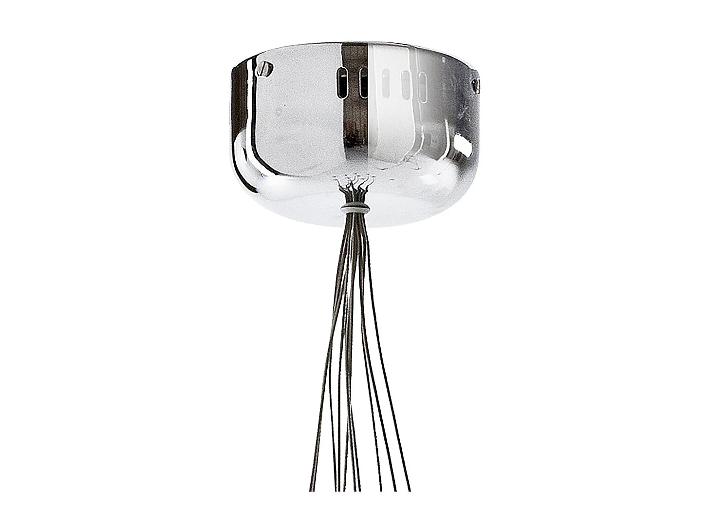 Lustre suspendu moderne 10 lumières et sphères transparentes Bubbles