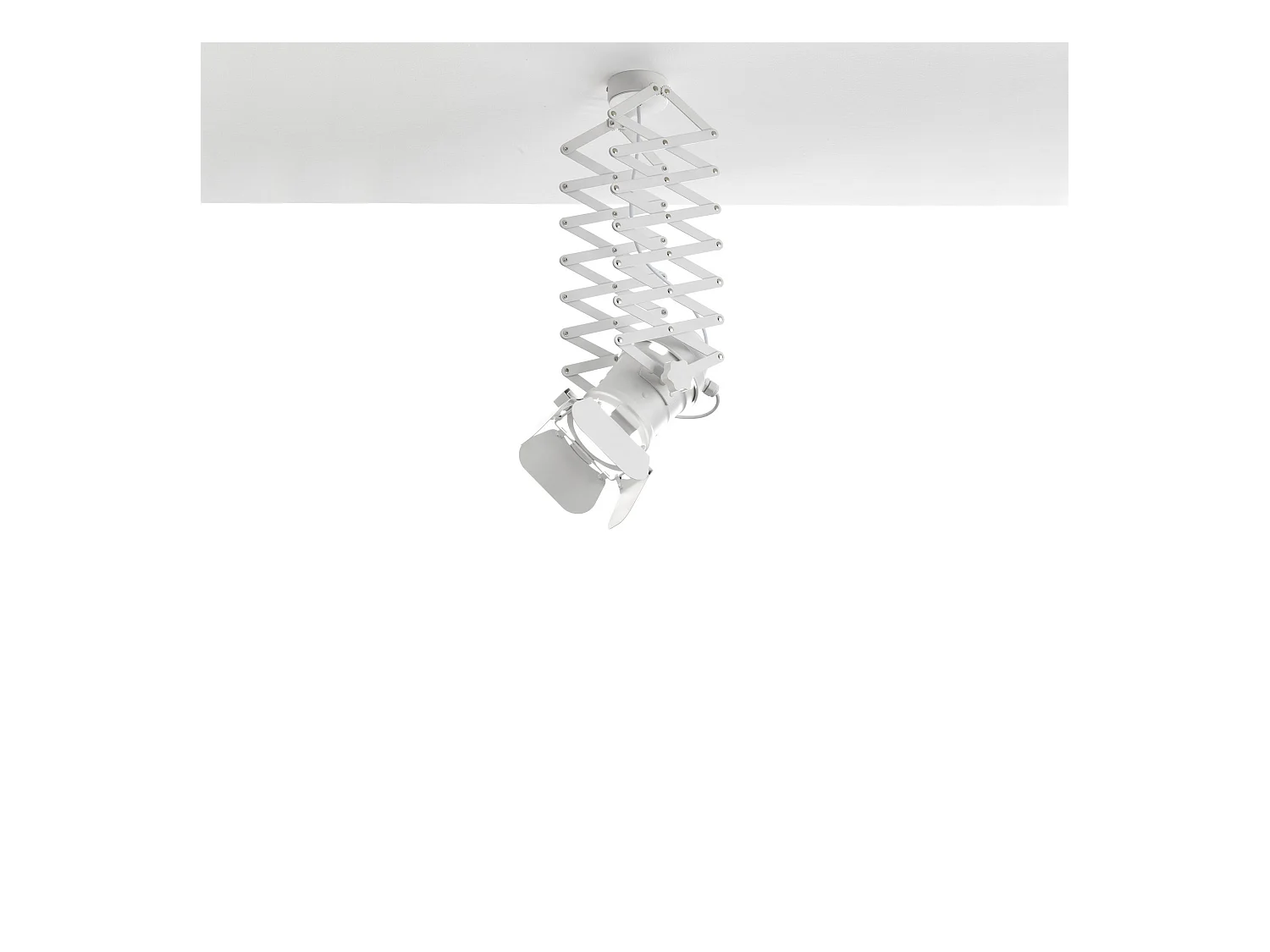 Lampadario a pantografo FLEXIBLE WHITE