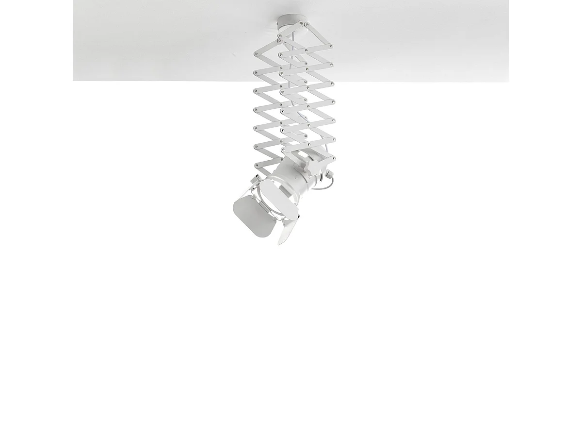 Lustre pantographe FLEXIBLE BLANC