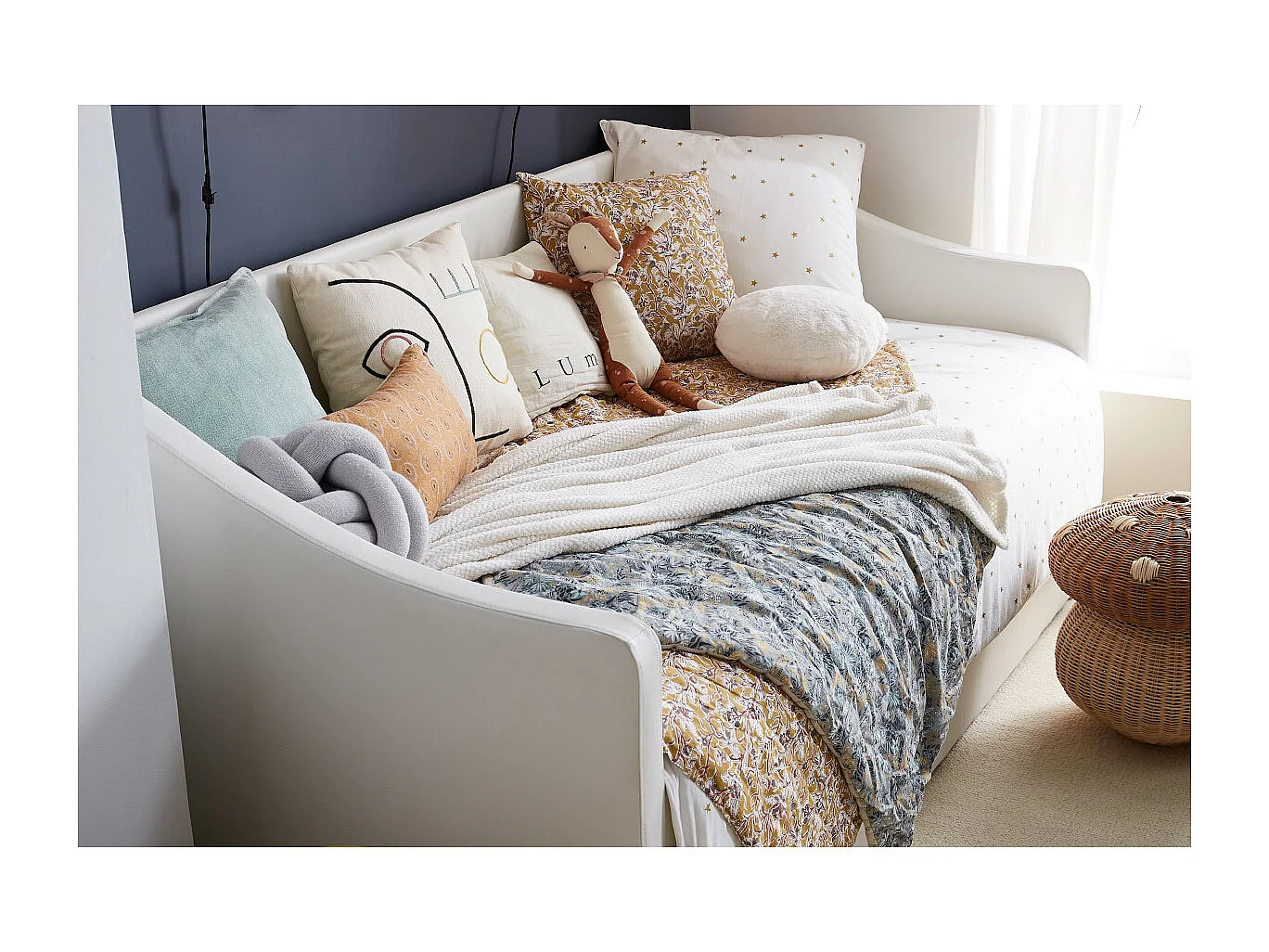 Cama nido 190x90cm gris claro BEKKER