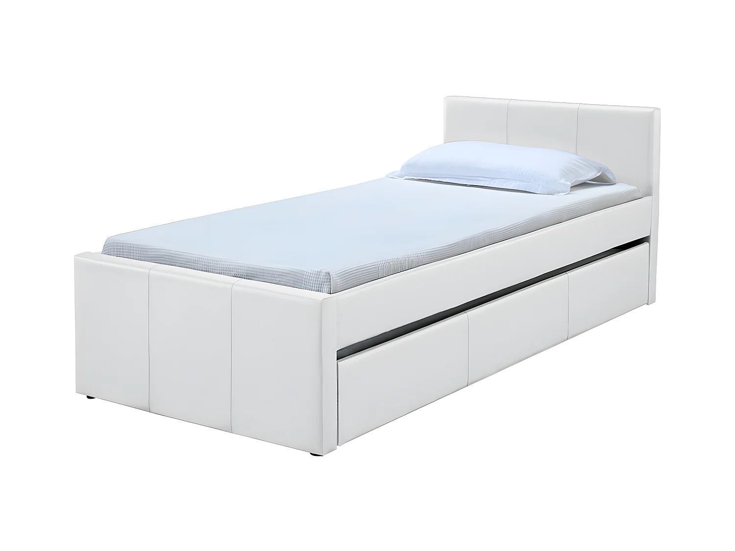 Cama nido 90 x 195 cm blanco MACCO