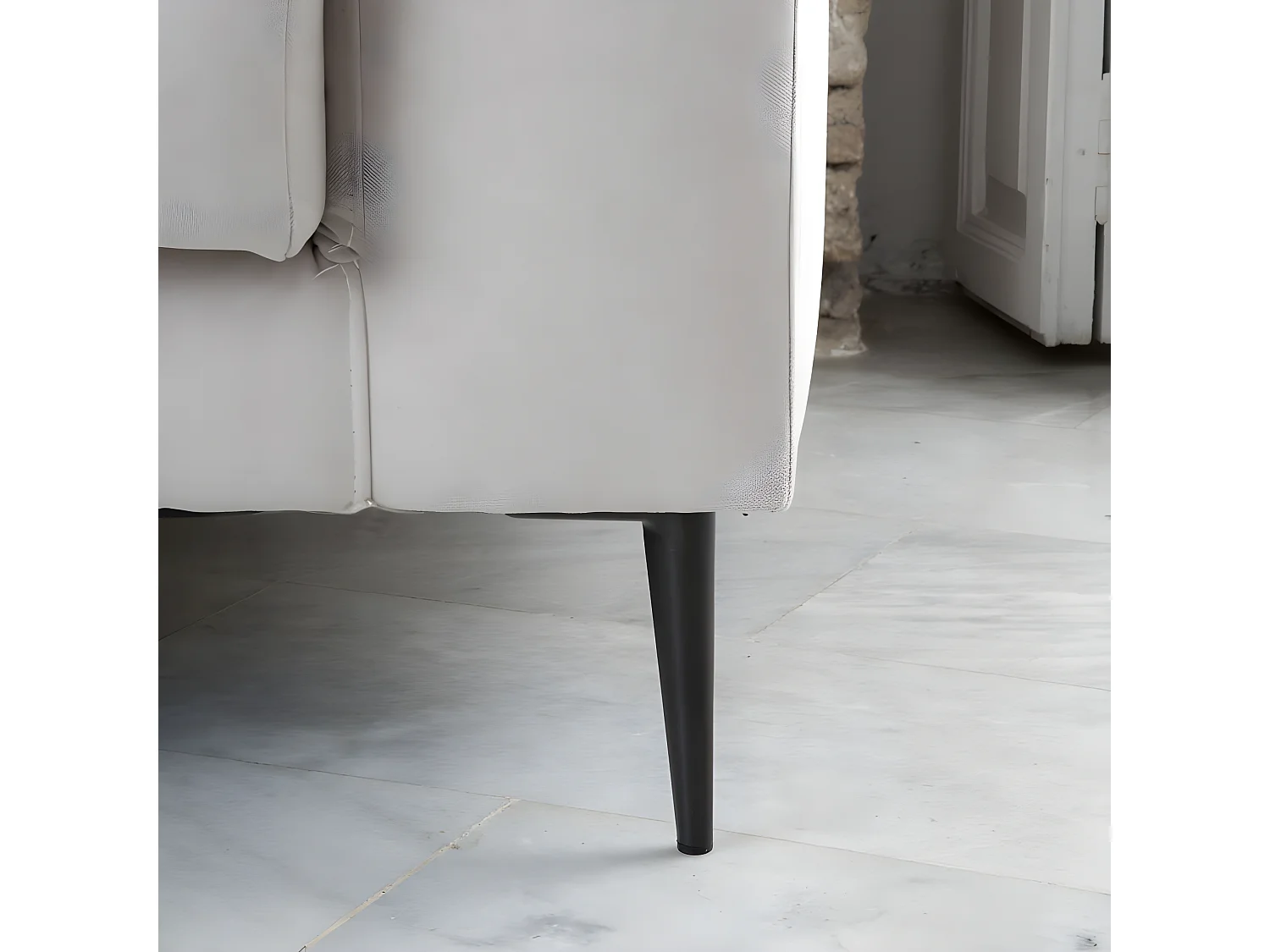 Canapé d'angle textile Beige (405) 305x105