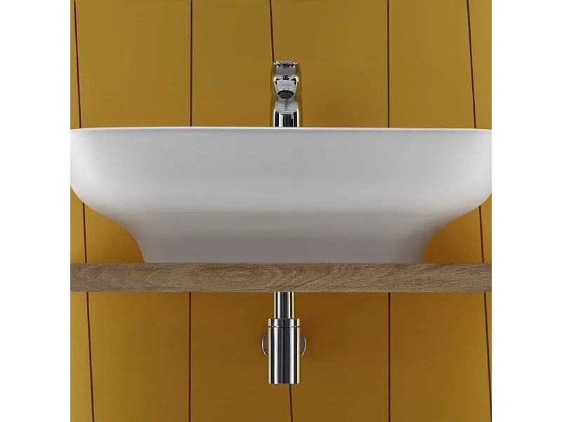 Lavabo PMR JACOB DELAFON Struktura meulé, Blanc