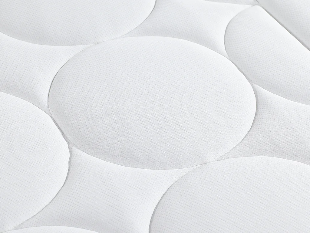 Ensemble 160 x 200 cm sommier coffre avec tiroir naturel clair + matelas hybride ressorts ensachés ép.30cm - MARQUIS de PALACIO