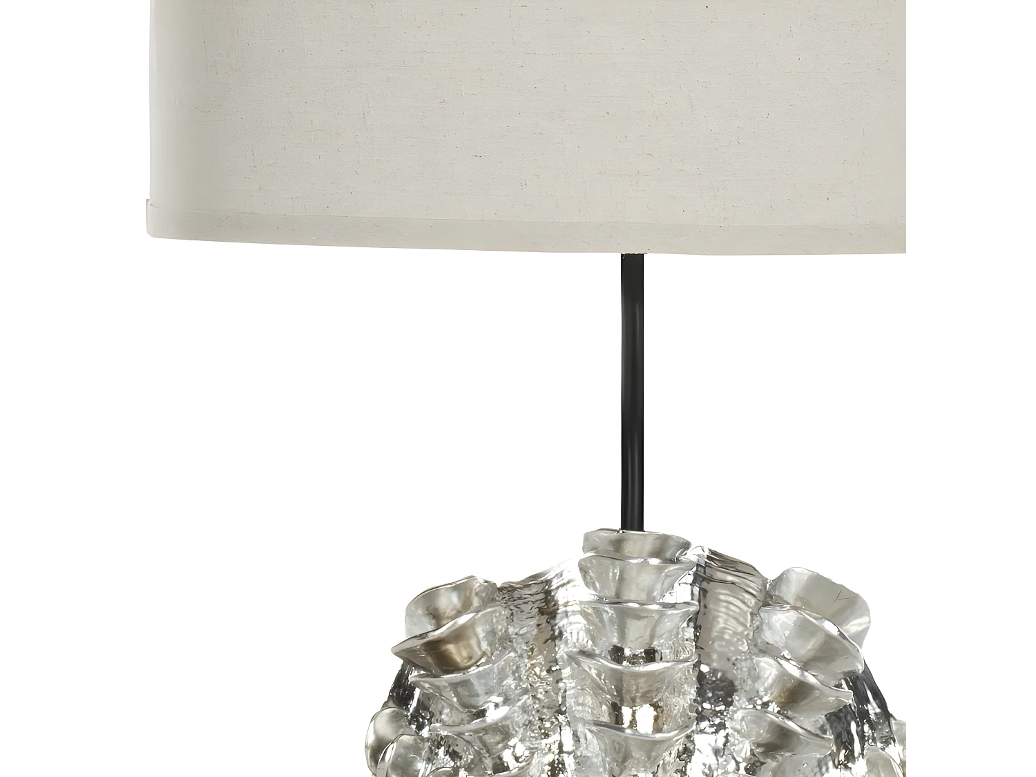 Lot de 2 Lampe de table Feuille d'argent 41 X 41 X 69.85 cm - Ardelle