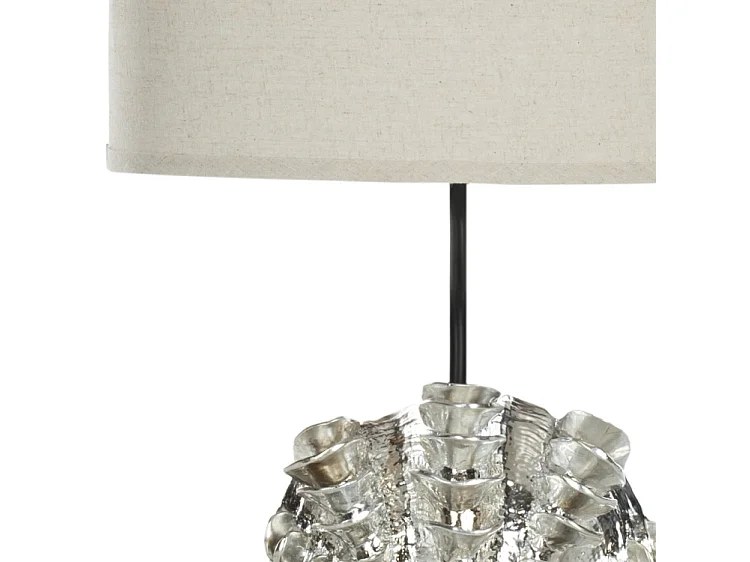 Lot de 2 Lampe de table Feuille d'argent 41 X 41 X 69.85 cm - Ardelle