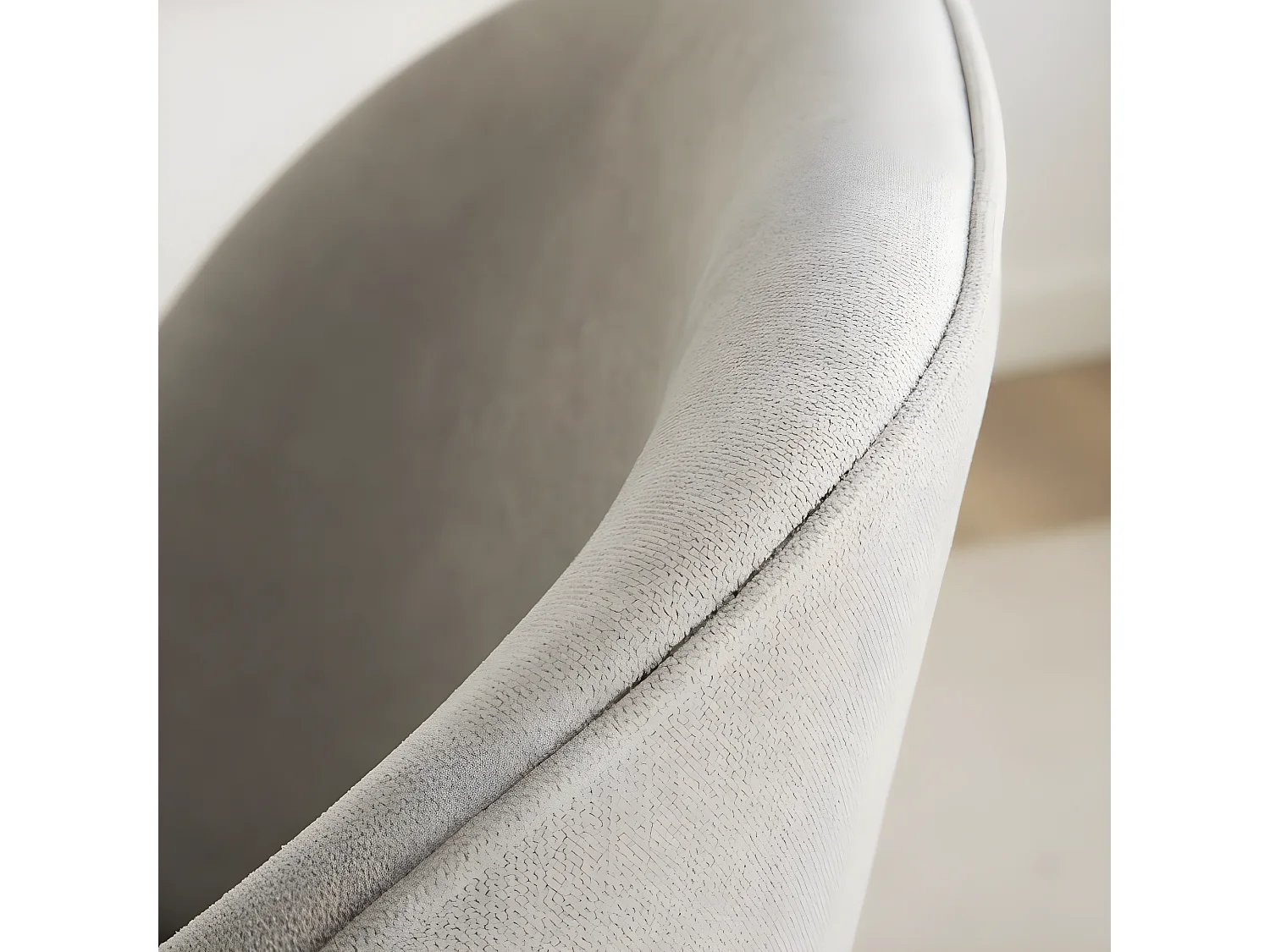 Sedia in tessuto tessuto. gambe metalliche Grigio 54x86