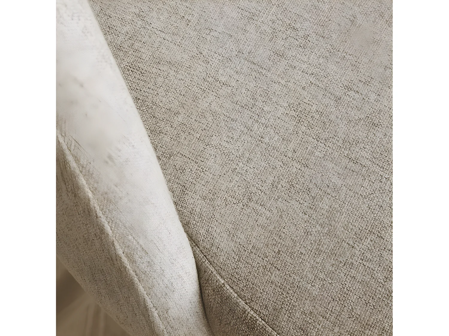 Sedia in tessuto stoffa e legno Beige 59x85