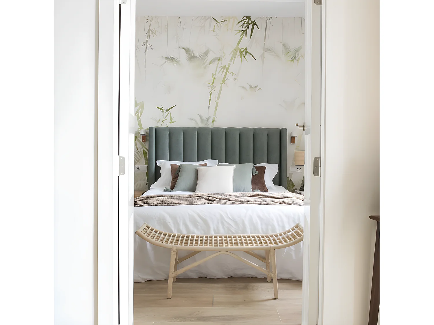 Banc en rotin Natural Core 120x47