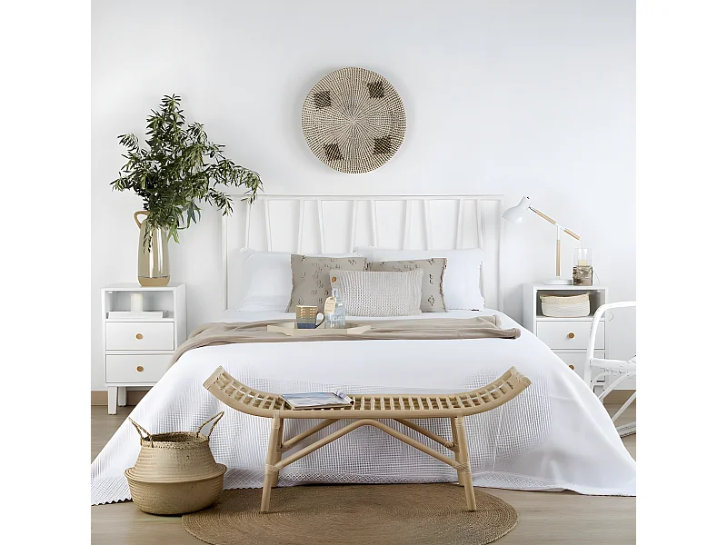 Banc en rotin Natural Core 120x47