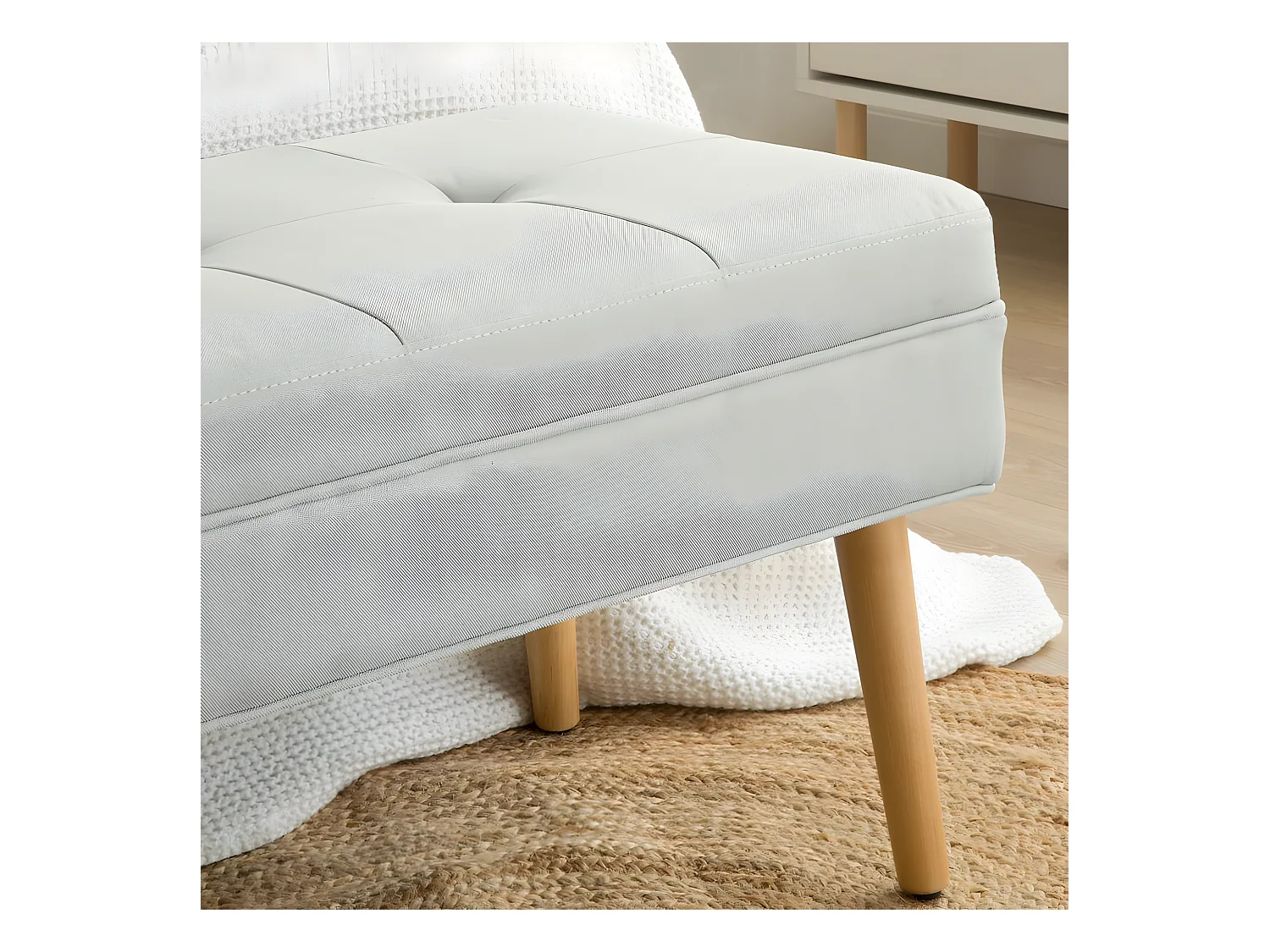 Banc en mdf Gris 119x43